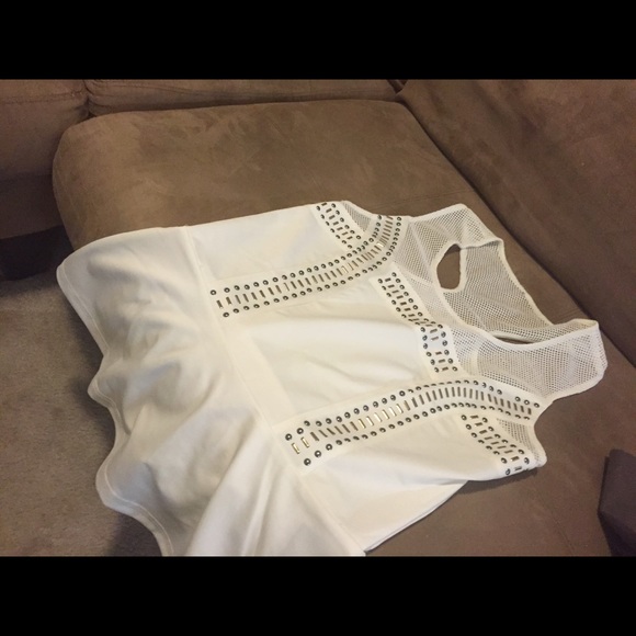 Peplum racer back blouse - Picture 3 of 3