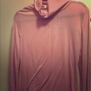 DKNY pink turtleneck