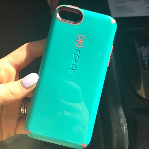 Turquoise and Hot Pink IPhone 5C speck case