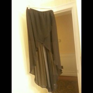 Divided by H&M Black Hi-Low Skirt