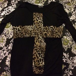 Cheeta Cross long sleeve