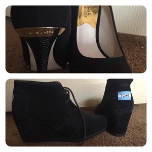 Michael Kors & TOMS wedges