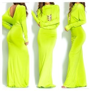 Neon Maxi Dress