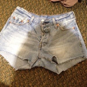 Levi denim shorts