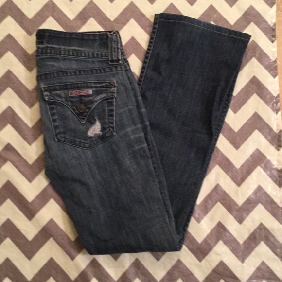 Hudson distressed jeans size 26