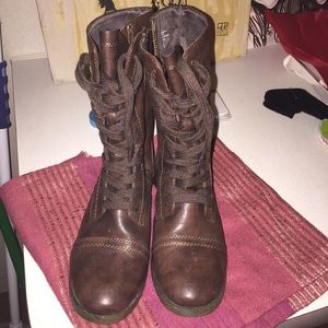 Brown boots from Target. Worn once.