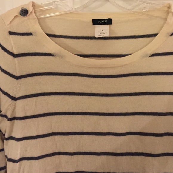 J. Crew Light Striped Sweater - Picture 2 of 3