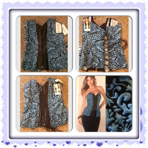 Corset blue 34 and 36 available tags on them both