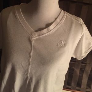 Classic white Adidas top top top