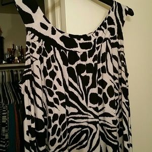 Black and white sun dress