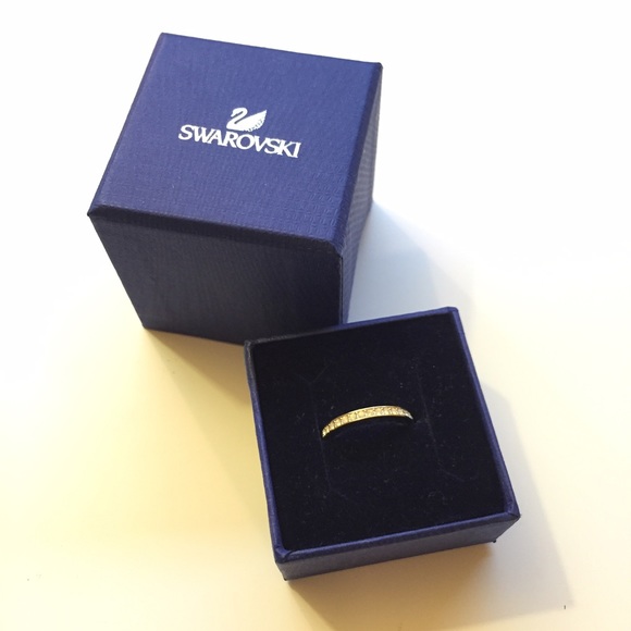 Swarovski Rare Gold Ring - Picture 1 of 4