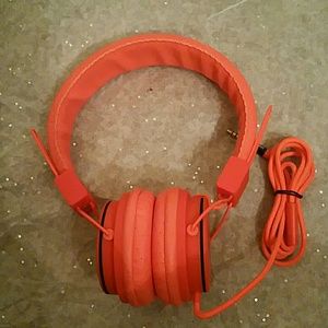 Orange headset