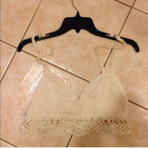 Brandy Melville Crotchet top