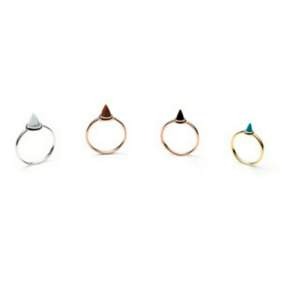 Eddie Borgo Stackable Gemstone Cone Ring