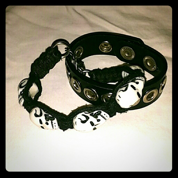 Two Punk/Goth Style Bracelets