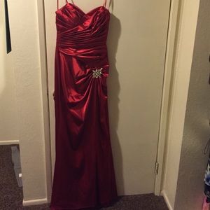 Strapless Red dress