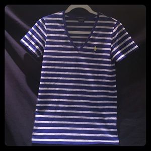 Blue and gray & white and navy tshirt bundle