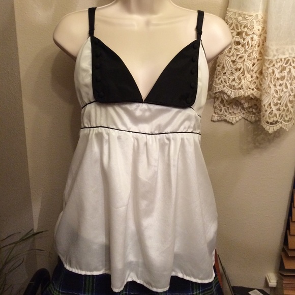 Mink Pink strappy top tank satin feel Large