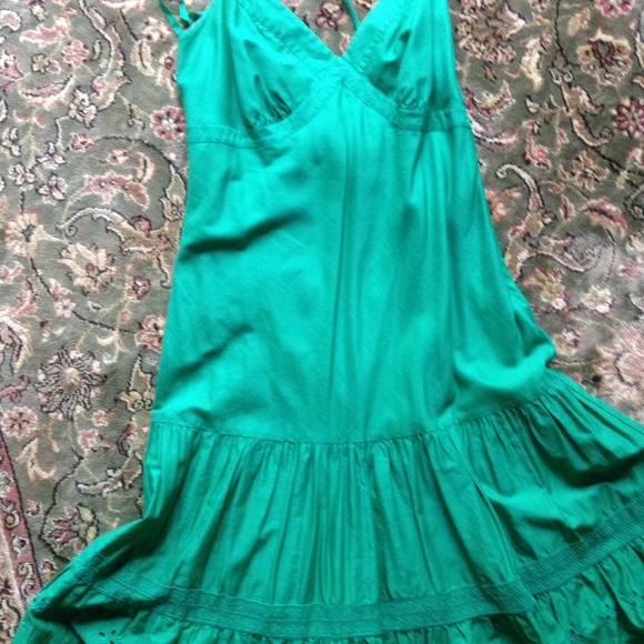 Summer emerald dress