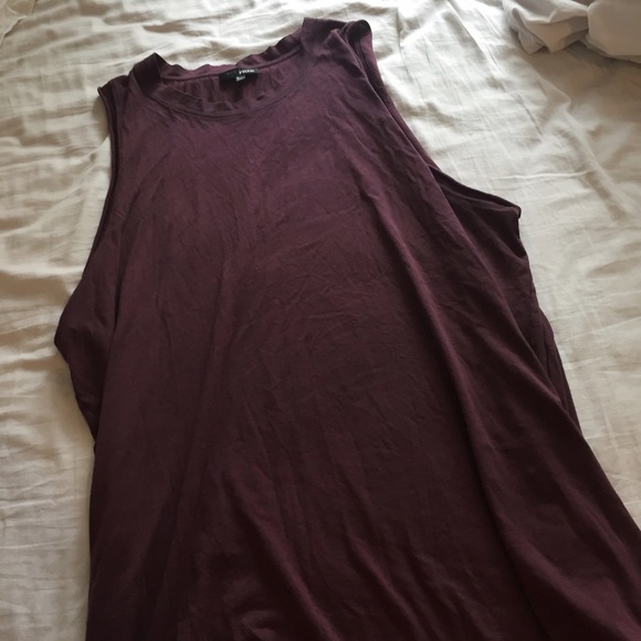 Arizona Wilfred Burgundy Oversized Tunic Dress