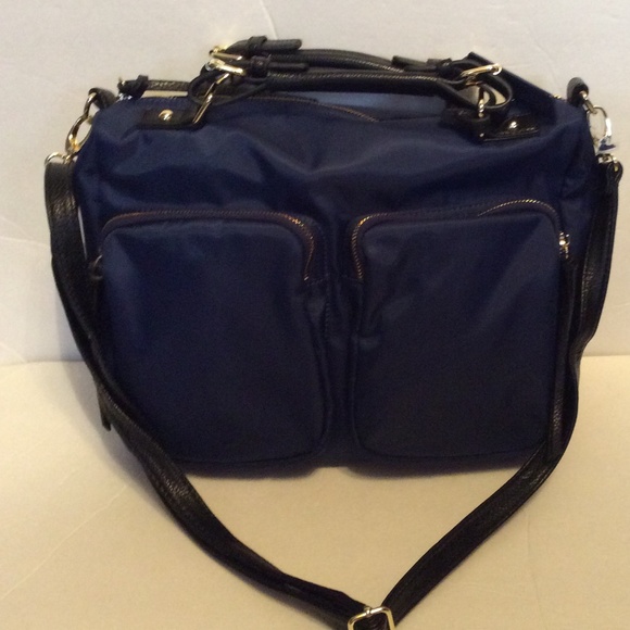 Steve Madden Handbags - Steve Madden Satchel Handbag Navy NWT