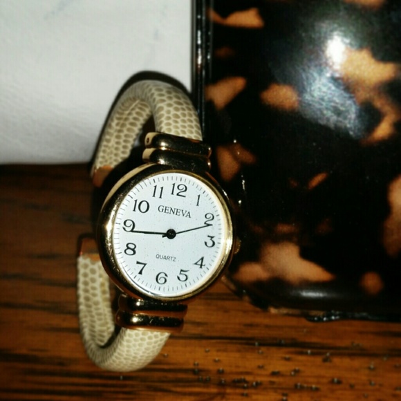 Accessories - Gold and Tan Watch Accessories - Gold and Tan Watch