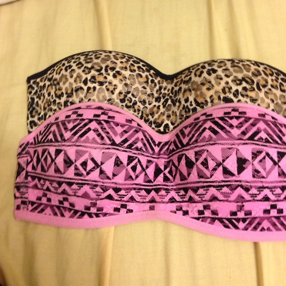 Vs pink bandeaus