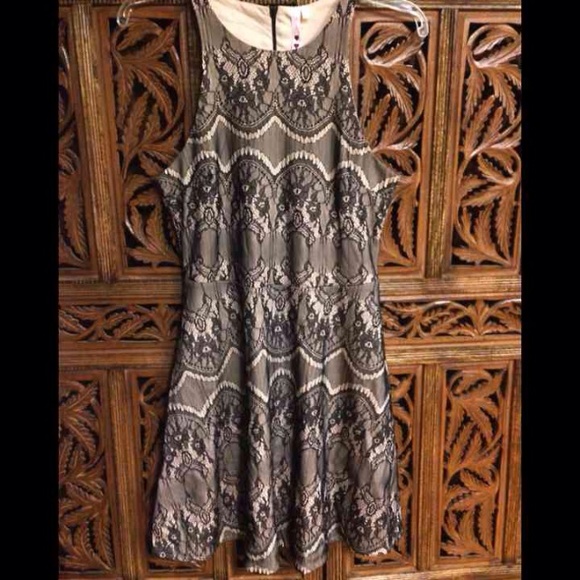 Black & Nude Dress