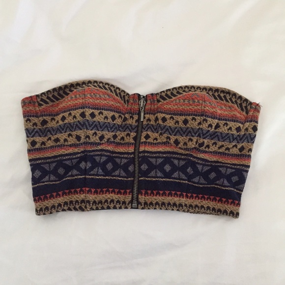 NWT Tribal Print Padded Bustier