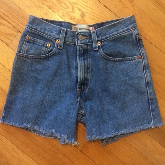 Levi's relaxed for high waisted shorts