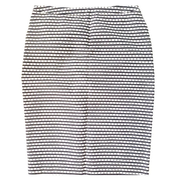 Black & White Pencil Skirt