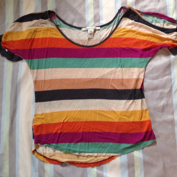 Soft multi colored top