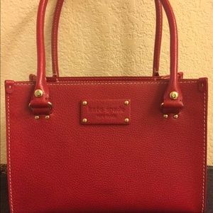 Authentic Kate Spade Red Leather Handbag