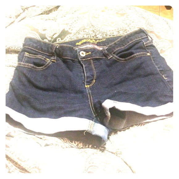 Denim shorts