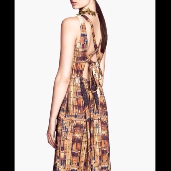 🚫SOLD H&M Limited Klimt dress slit front - Picture 2 of 4