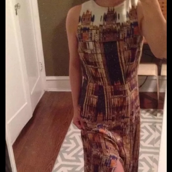 🚫SOLD H&M Limited Klimt dress slit front - Picture 3 of 4