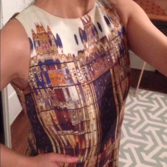 🚫SOLD H&M Limited Klimt dress slit front - Picture 4 of 4