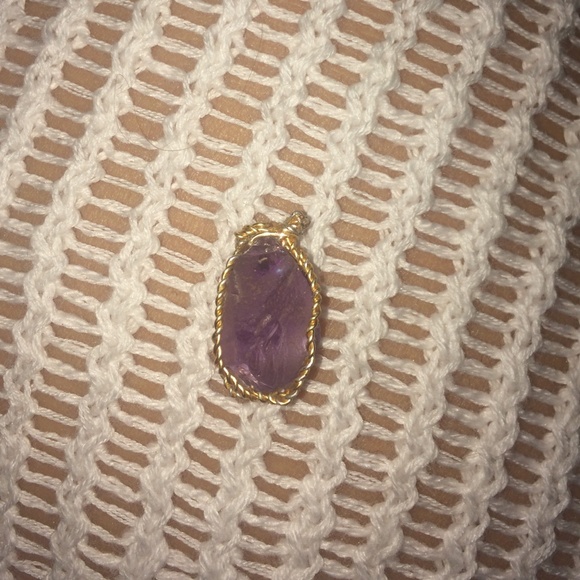 hand made wire wrapped crystal