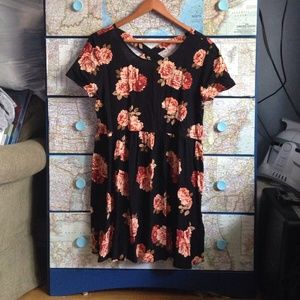 forever 21 floral baby doll dress