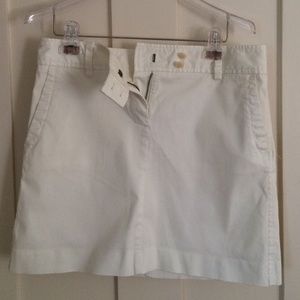 J. Crew skirt, cream, 6