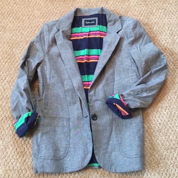 NWOT Splendid chambray blazer - Picture 3 of 4