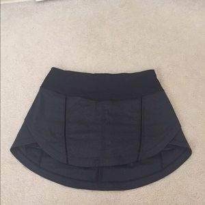 Adorable black Lululemon skirt