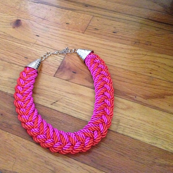F21 Multicolored Rope Necklace