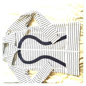 Lulu lemon white and navy zip up