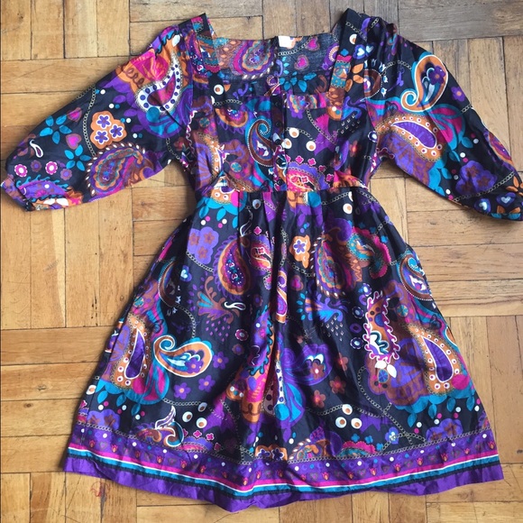 H&M paisley print dress