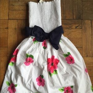 White floral dress
