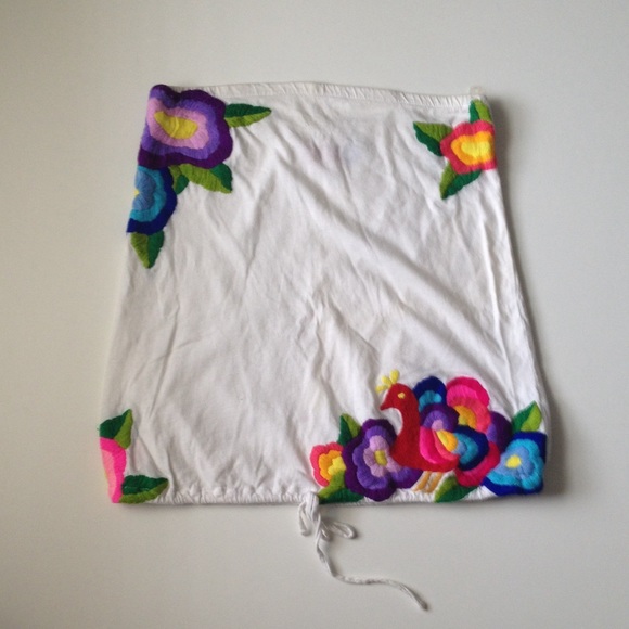 Embroidered Tube Top