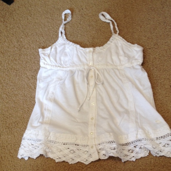White lace Tank top