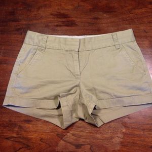green j crew chino shorts