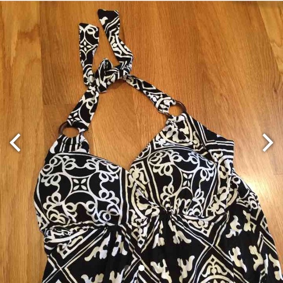 Sold ! NWT black n white maxi - Picture 2 of 3